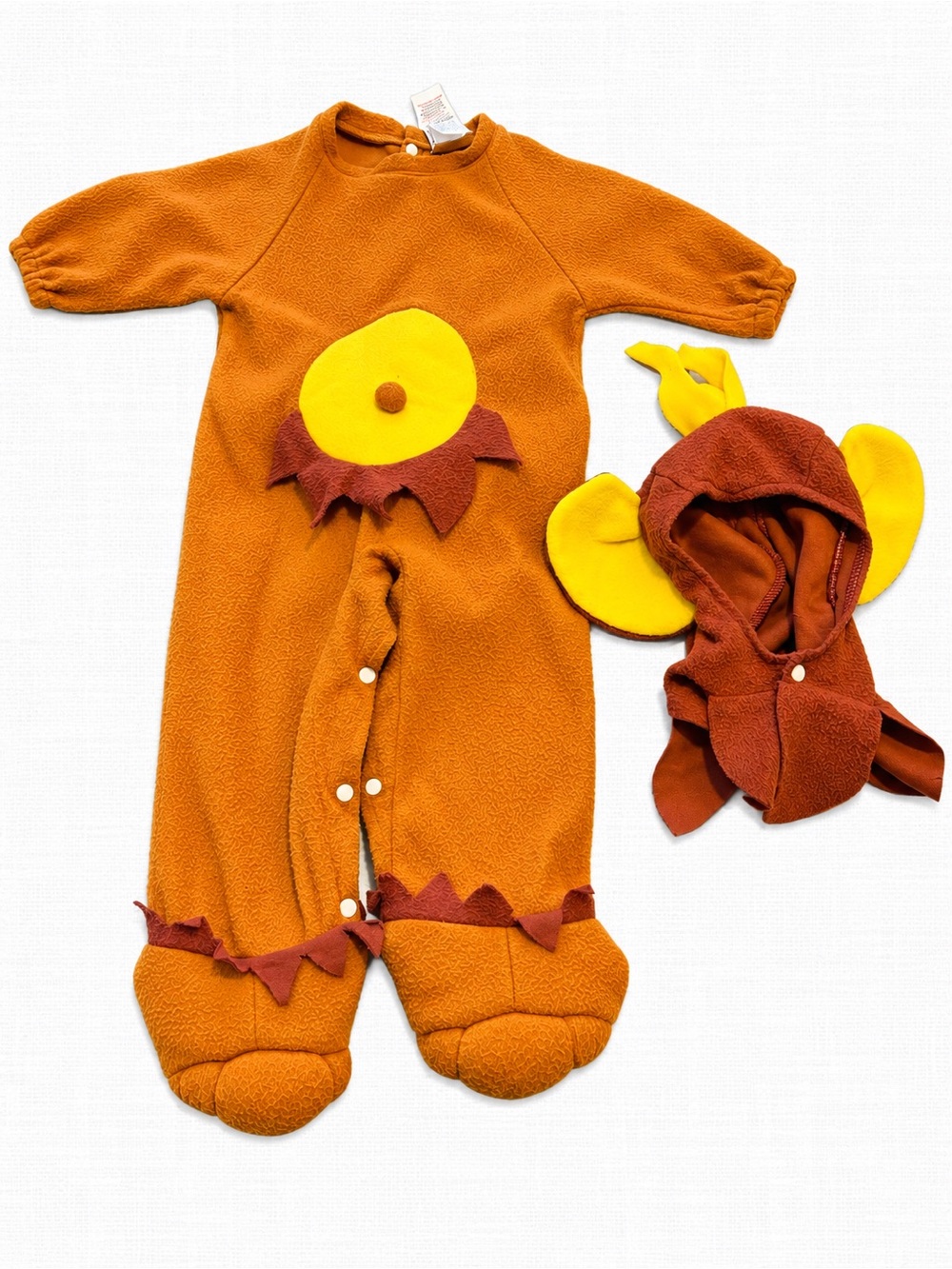 Rubie’s Baby Monkey Costume Infant Fleece Halloween Footed Romper